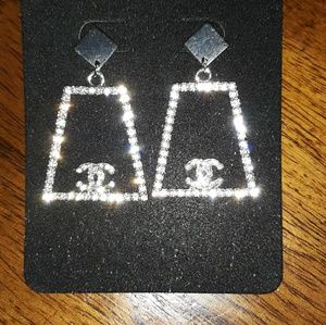 Silver fashion earrings